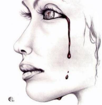                                           une larme
